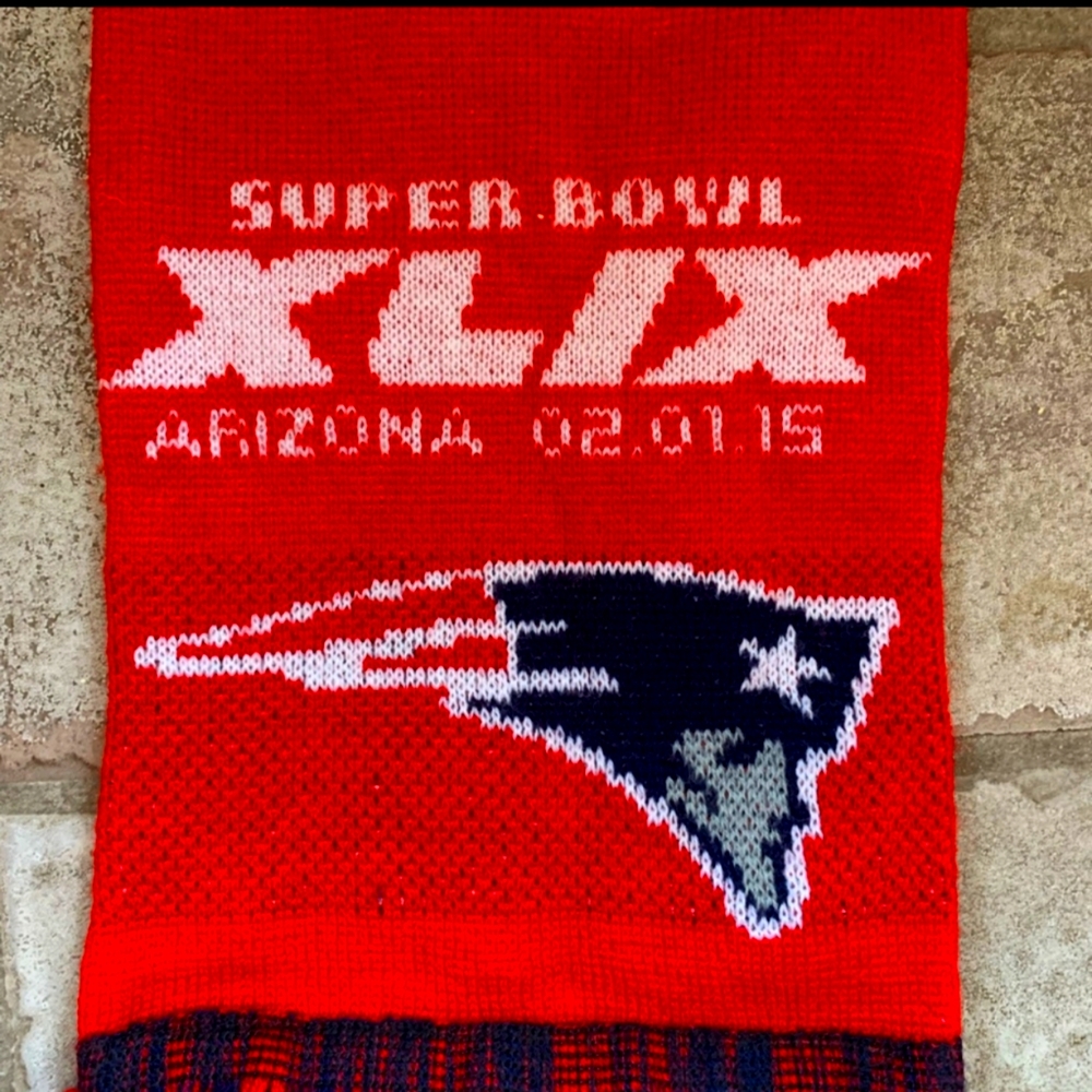 Patriots super bowl 40 scarf